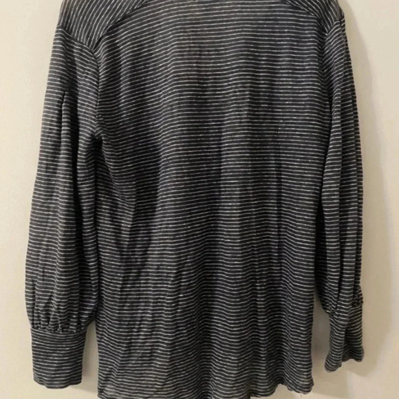 Sundance Mariner Journey Striped Linen Top - Picture 5 of 6